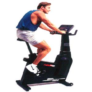 Rotoped Star Trac 4300 Upright Bike w/HR